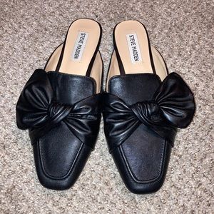Steve Madden Isla Bow Mule Flats - size 7.5